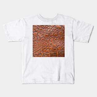 Leather Skin Texture Kids T-Shirt